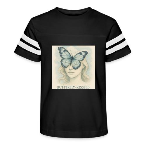 Butterfly kisses Hue - Kid's Football Tee