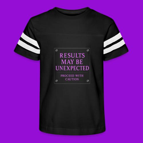 Results - Neon Purple - Kid's Football Tee