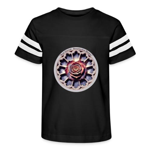 Easter Rose Resurrection T Shirt, Spring Gift - Kid's Football Tee