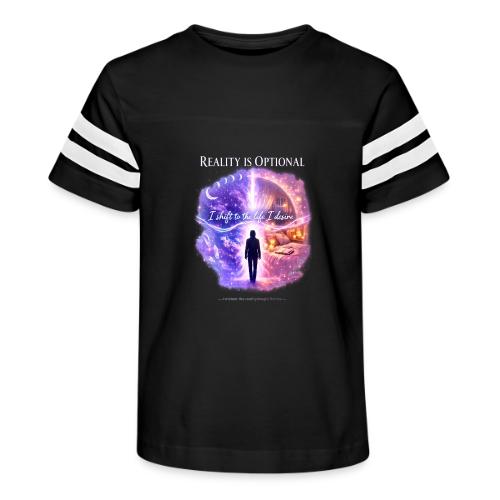 Reality Is Optional Cosmic Reality Shifting Portal - Kid's Football Tee