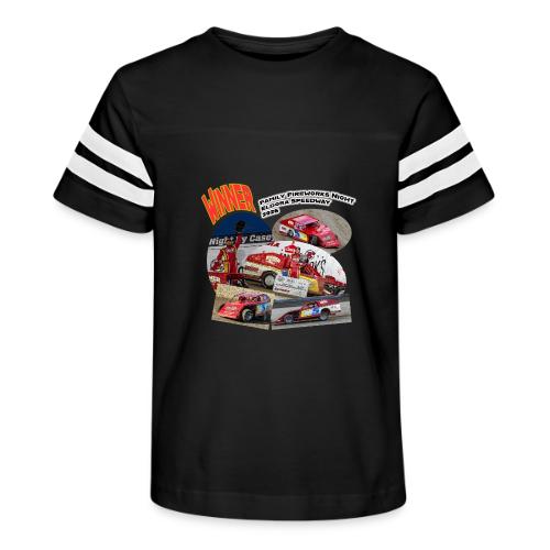Jonathan Taylor Eldora Speedway FFN#1 Design 1 - Kid's Football Tee