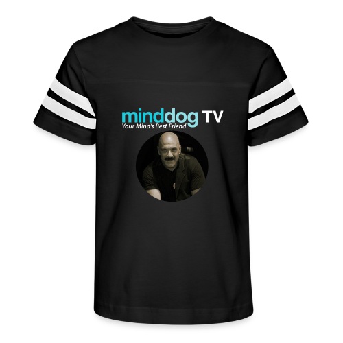 MinddogTV Logo - Kid's Vintage Sports T-Shirt