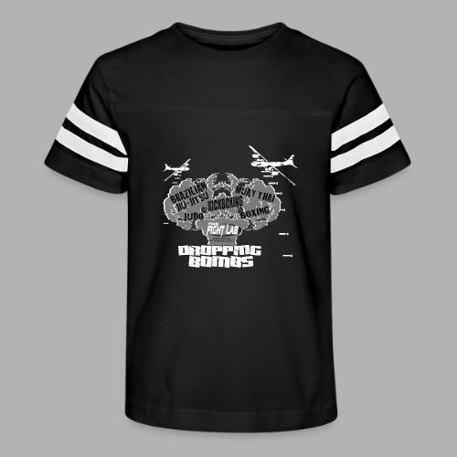 Dropping Bombs fight lab - Kid's Football Tee