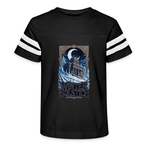 Winter Solstice Temple T-Shirt - Kid's Football Tee