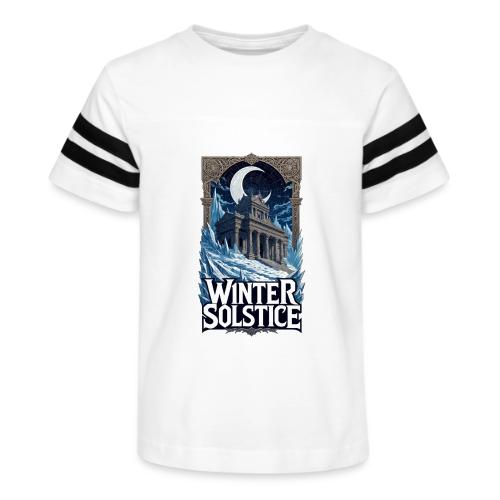 Winter Solstice Temple T-Shirt - Kid's Football Tee