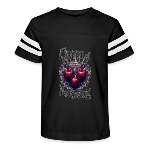 Queen of Not Caring T-Shirt - Kid's Football Tee