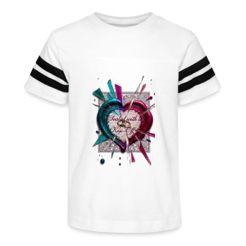 Sealed with a Kiss-Off T-Shirt - Kid's Football Tee