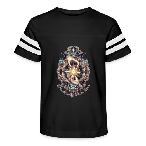 You Are My True North Celestial Compass T-Shirt - Kid's Football Tee