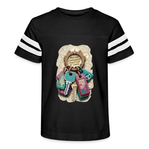 Minivan Commander T Shirt, Chauffeur of Chaos Mug - Kid's Football Tee