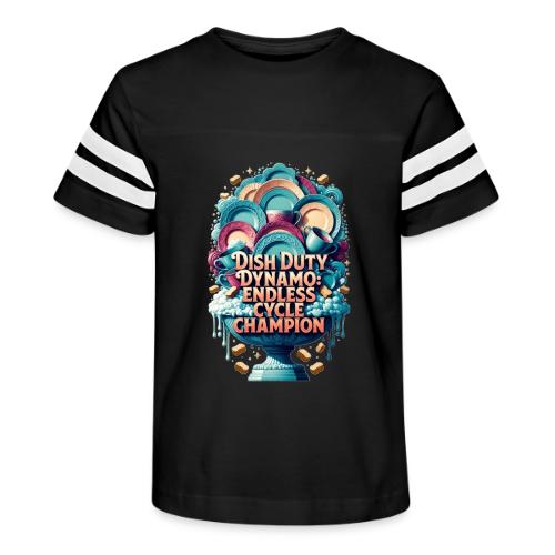 Dish Duty Dynamo T Shirt, Endless Cycle Champion - Kid's Football Tee