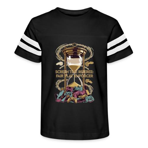 Screen Time Referee T Shirt, Fair Play Enforcer - Kid's Football Tee