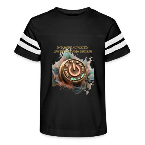 Dad Mode Activated T Shirt, Funny Dad Gift - Kid's Football Tee