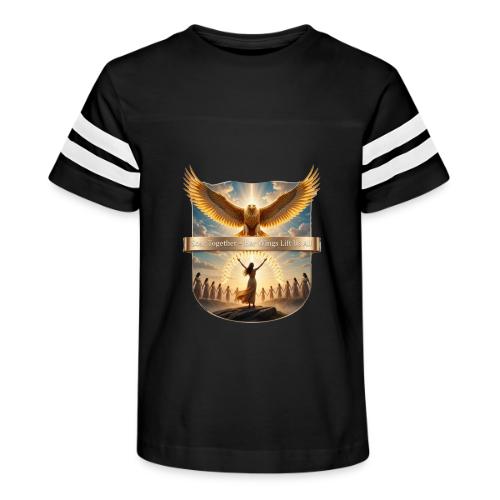 Women’s Day Eagle Matriarch T Shirt,, Gift for Mom - Kid's Football Tee