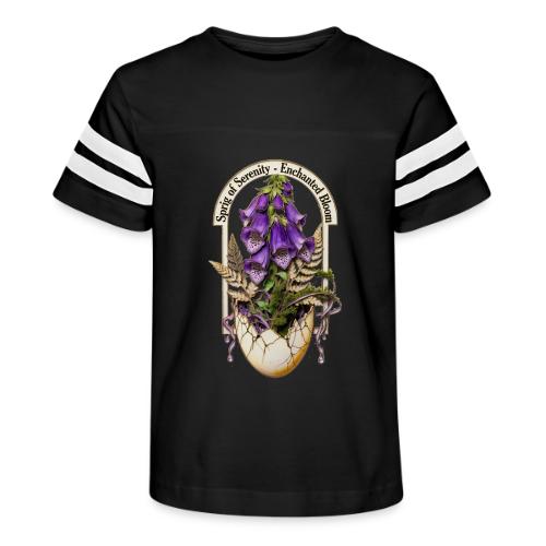 Spring Serenity Foxglove Tee, Easter Gift for wife - Kid's Football Tee