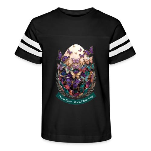 Easter Dawn's Flutter Butterfly T Shirt, Gift - Kid's Football Tee