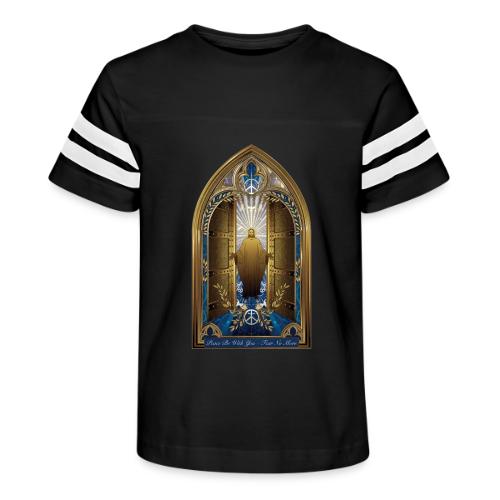 Easter Peace Be With You Locked Doors T Shirt,Gift - Kid's Football Tee