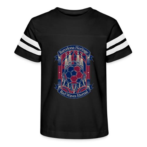 Barcelona Red Heritage T Shirt, Barsa fan Gift - Kid's Football Tee