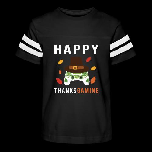 Happy ThanksGaming Pilgrim - Kid's Football Tee