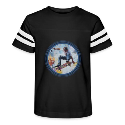 Skateboarding Universe - Kid's Football Tee