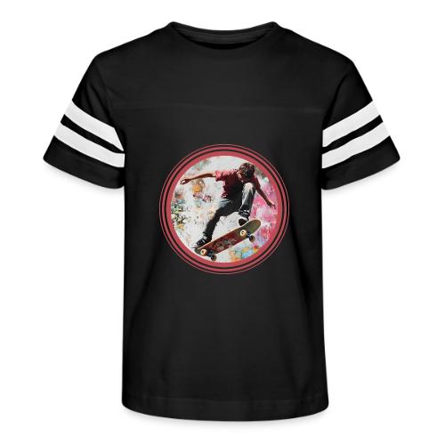 Skateboarding Soul - Kid's Football Tee