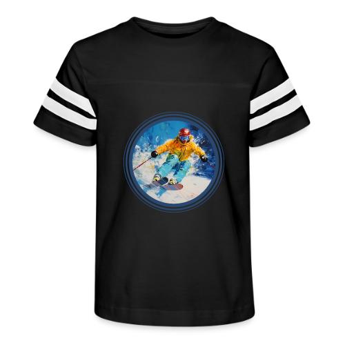 Born for Skiing - Kid's Football Tee