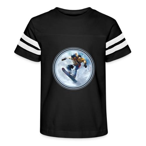 Snowboarding Life - Kid's Football Tee