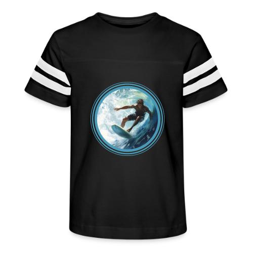 Surfing Freedom - Kid's Football Tee