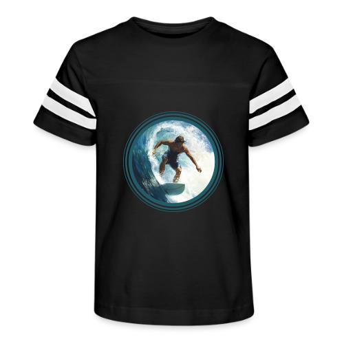 Surfing Horizon - Kid's Football Tee