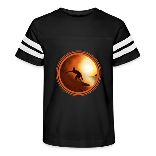 Surfing Vibes - Kid's Football Tee