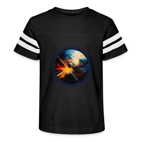 Planets in Turmoil - Kid's Football Tee