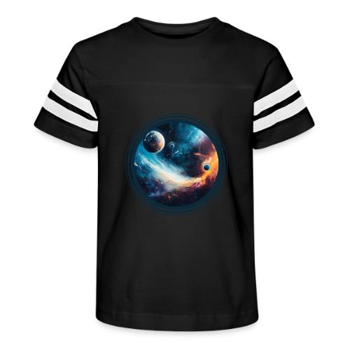Planets Among Colors - Kid's Football Tee