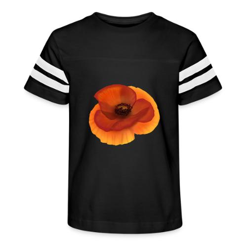 Vivid poppy - Kid's Football Tee