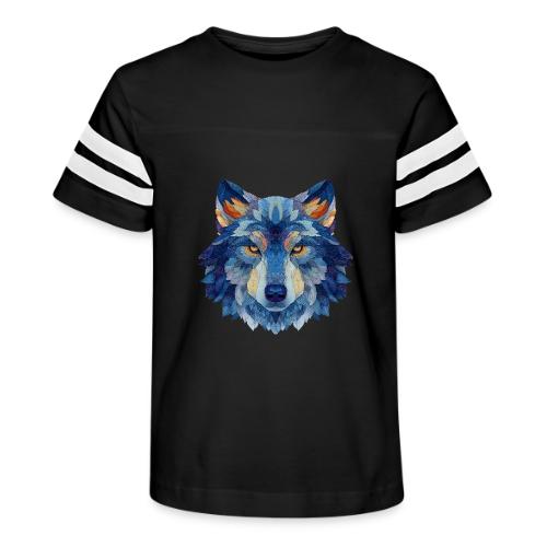 Wolf: Alpha Portrait - Kid's Football Tee