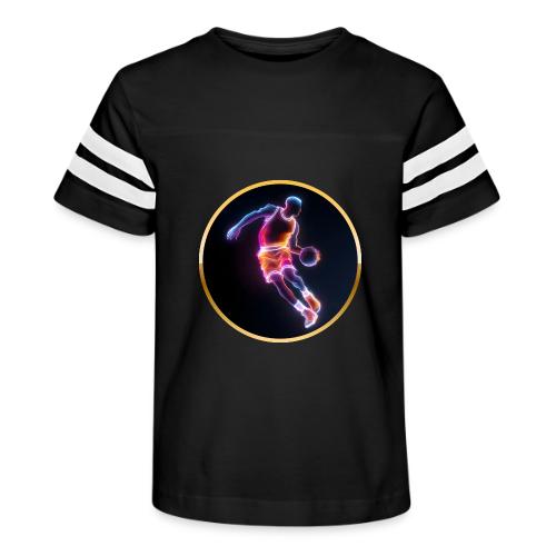 Neon Basketball Player - Kid's Football Tee