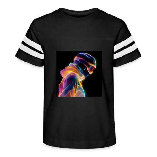 Snowboarding: Neon Gravity Ride - Kid's Football Tee