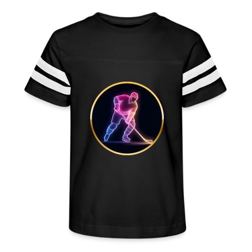 Hockey: Neon Ice Rush - Kid's Football Tee