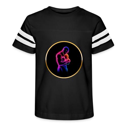 Boxing: Neon Power Guard - Kid's Football Tee