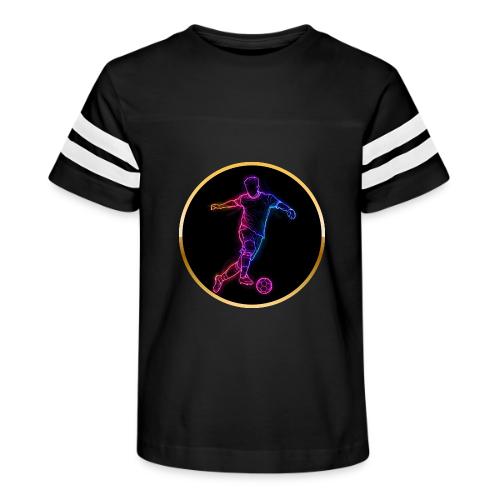 Neon Soccer Flow - Kid's Football Tee