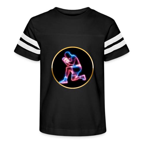 Neon Boxing Focus - Kid's Football Tee