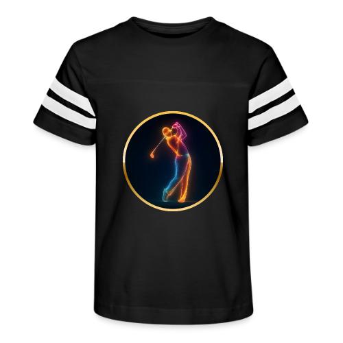 Neon Golf Motion - Kid's Football Tee