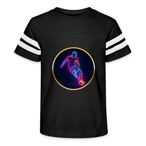Soccer: Neon Golden Goal - Kid's Football Tee