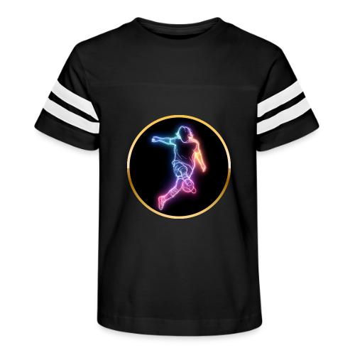 Soccer: Neon Goal Fusion - Kid's Football Tee