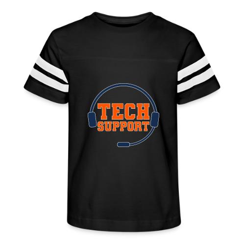 Tech Support Mode On - Kid's Football Tee