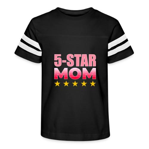 Five Stars Mom - Kid's Football Tee