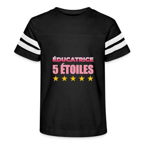 Éducatrice 5 Étoiles - Kid's Football Tee
