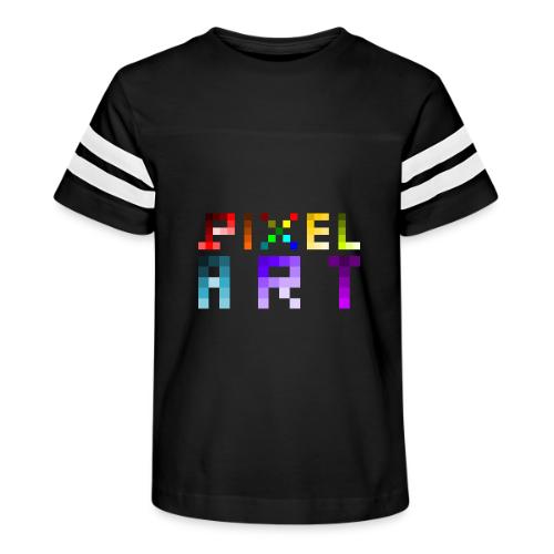 Pixel Art Spectrum - Kid's Football Tee