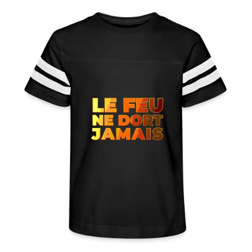 Fire never sleeps - Kid's Football Tee