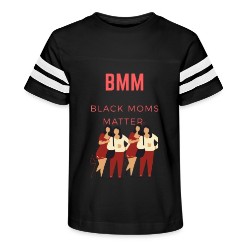 BMM wht bg - Kid's Vintage Sports T-Shirt