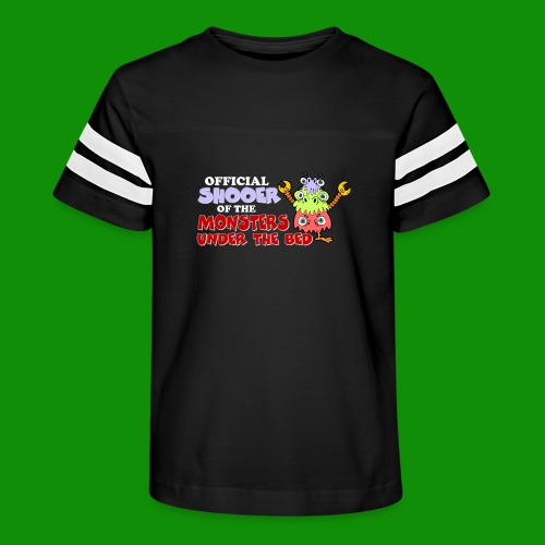 Official Shooer of the Monsters Under the Bed - Kid's Football Tee