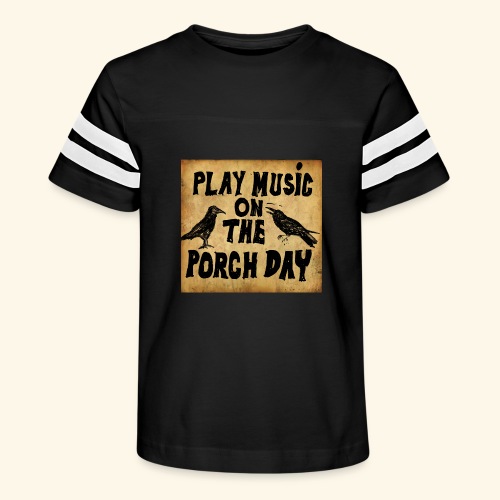Play Music on te Porch Day - Kid's Football Tee